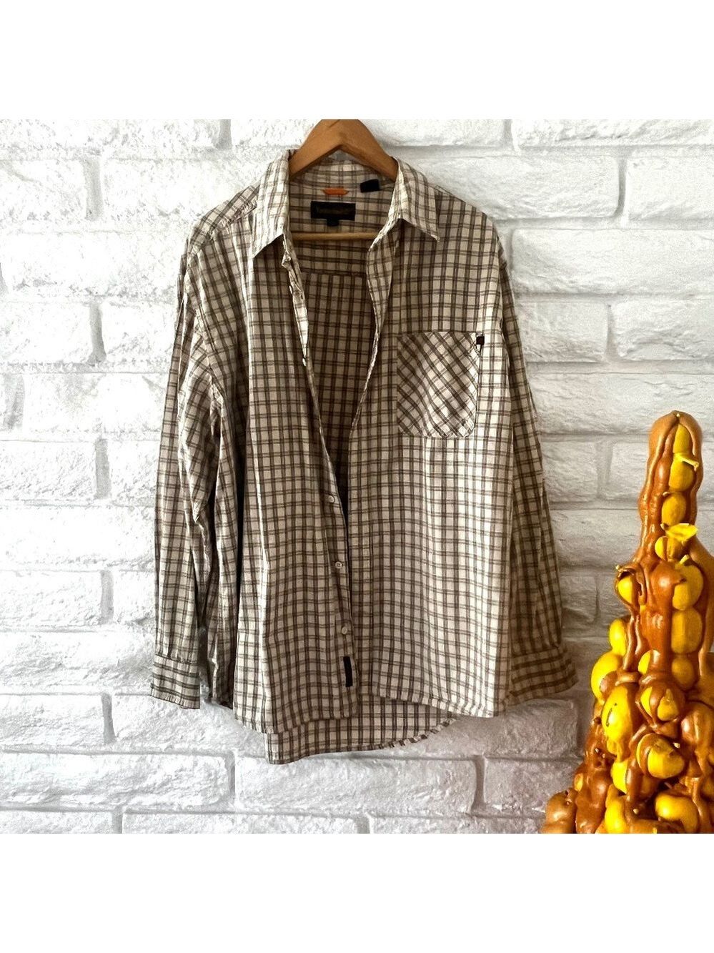 Timberland Plaid Flannel Shirt Cotton XL